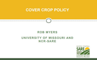 cover crop policy