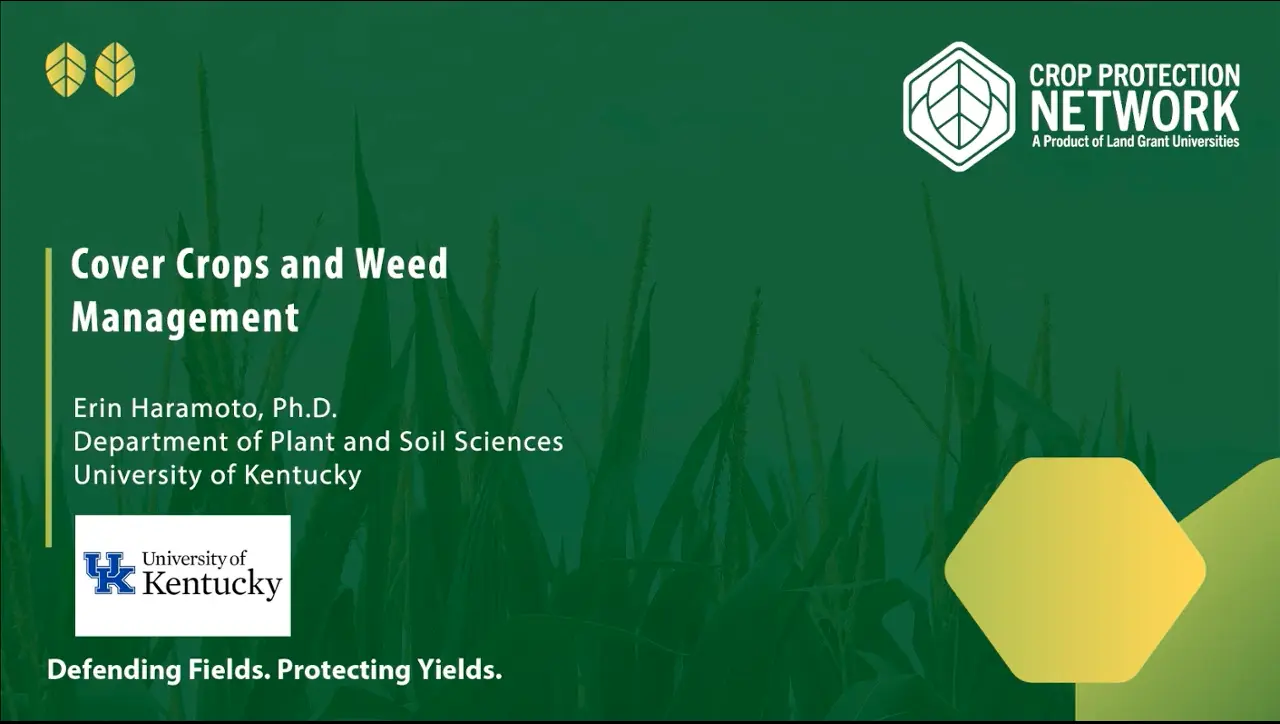 Cover Crops and Weed Management