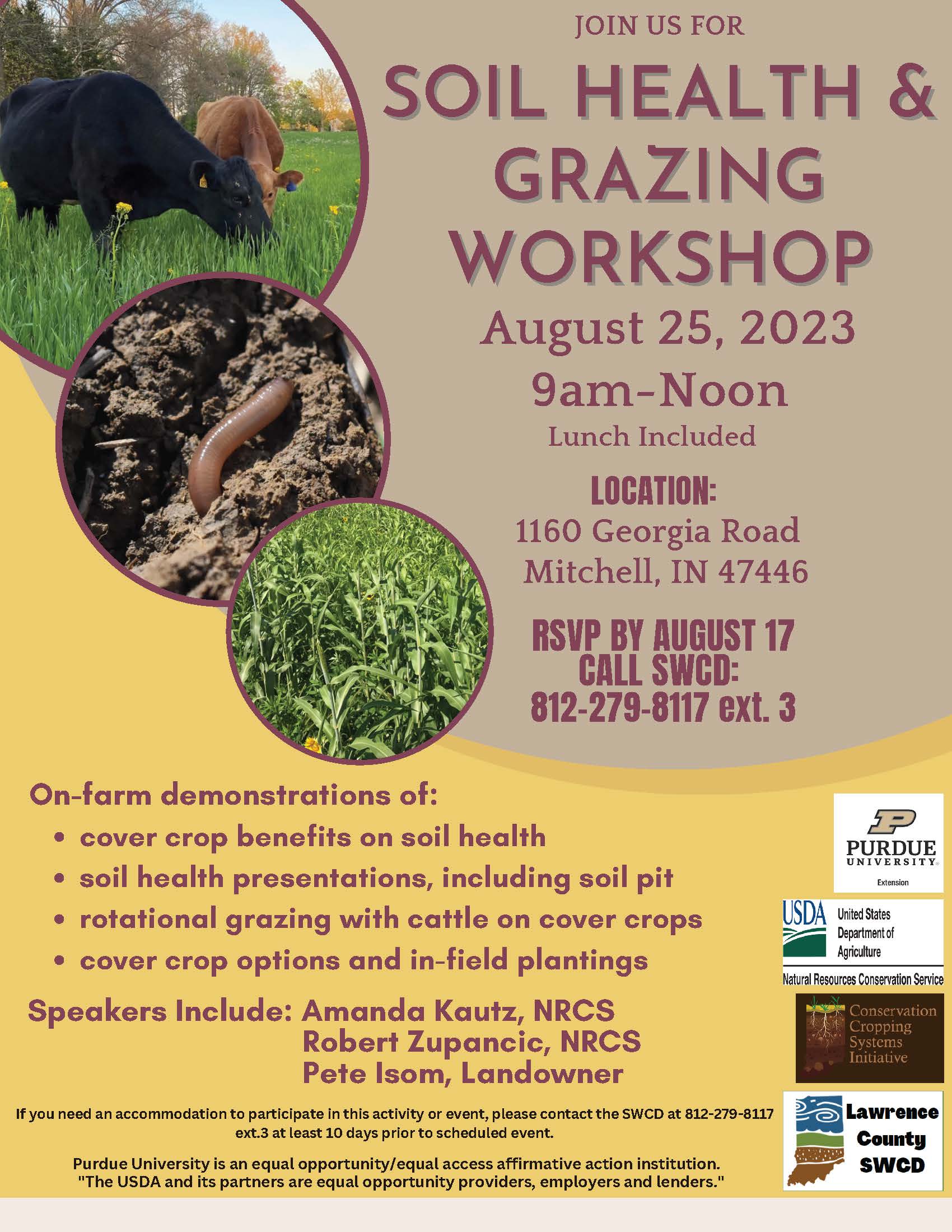 Soil Health & Grazing Workshop